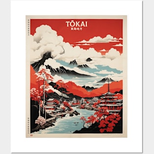 Tokai Japan Vintage Poster Tourism Posters and Art